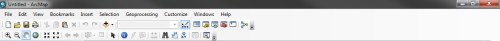 Default ArcMap toolbars