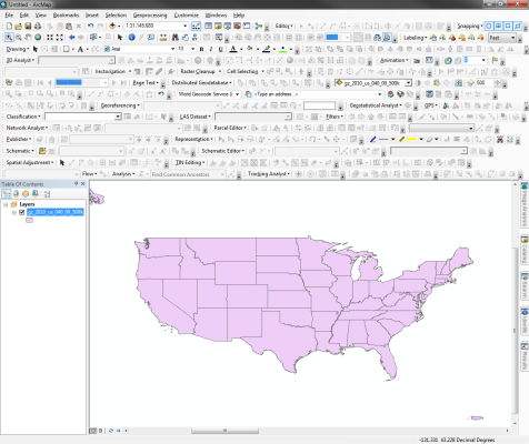 ArcMap with all toolbars turned on...yikes